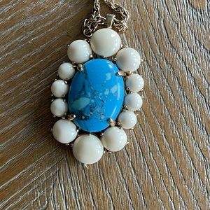 Ann Taylor Turquoise Pendant Necklace